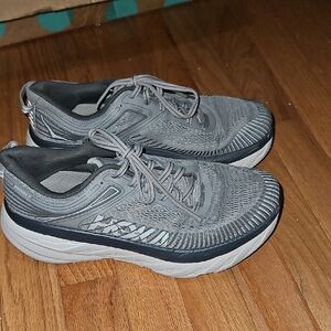Hoka Men's Gray Athletic Shoes Size 7.5